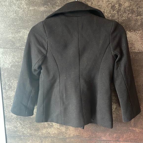 Sister Sam Toddler Girl Pea Coat size 2T/3T Black - Picture 4 of 9